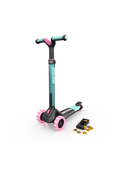 Berg Toys Trotineta BERG Nexo MINT Pliabila cu Lumini si Magnet