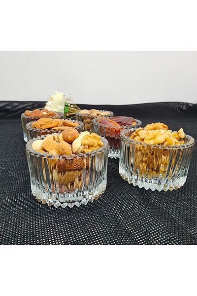 Fİ HOME Glass Snack Bowl, Mini Size 90ml