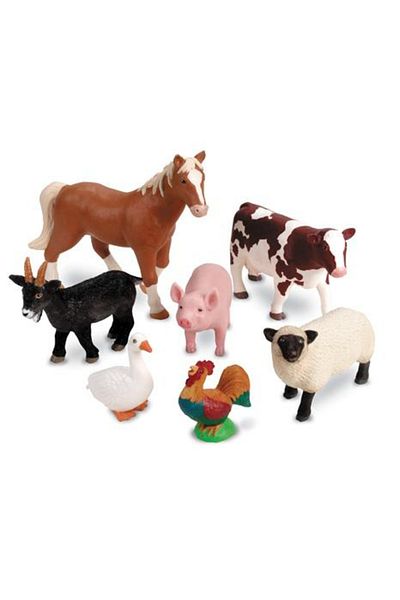 Learning Resources Animalele de la ferma - Set figurine mari +2 ani