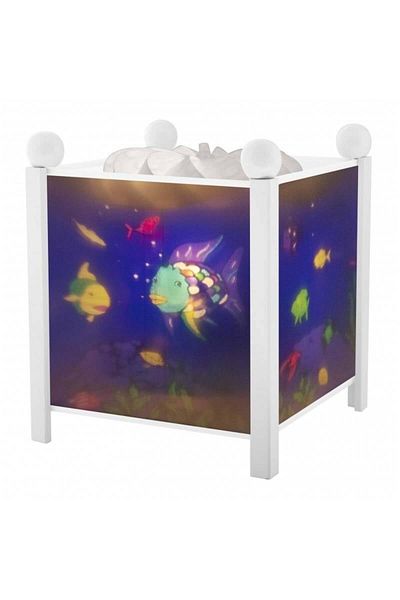 Trousselier Bílá čtvercová magická lampa, Ryby