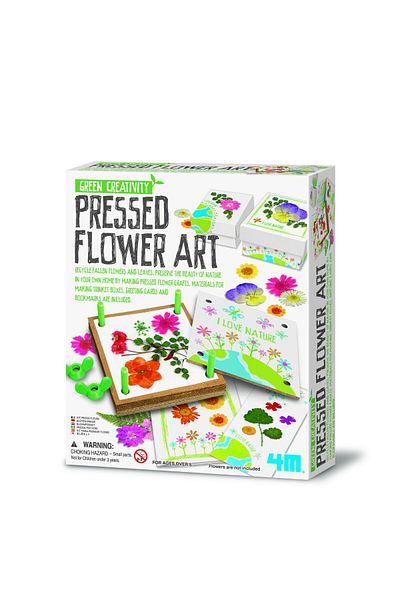4M Kit creativ - Presa pentru flori si frunze, Green Creativity