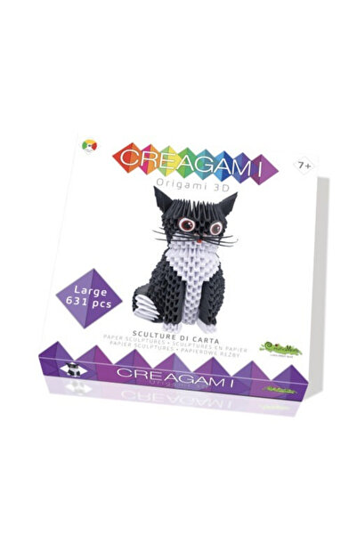 CreativaMente 3D papírová socha kočky Creagami
