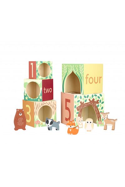 Orange Tree Toys Στοίβαξη κύβων,