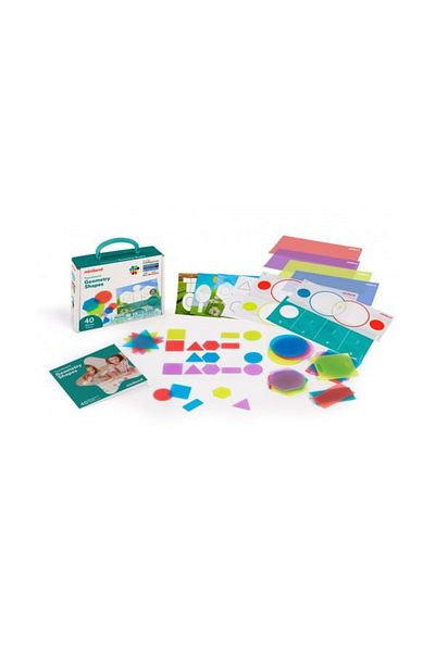 Miniland Joc educational Forme geometrice cu piese translucide