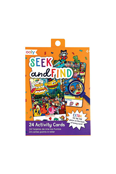 Ooly Collection of 24 cards with games and activities - Search and find