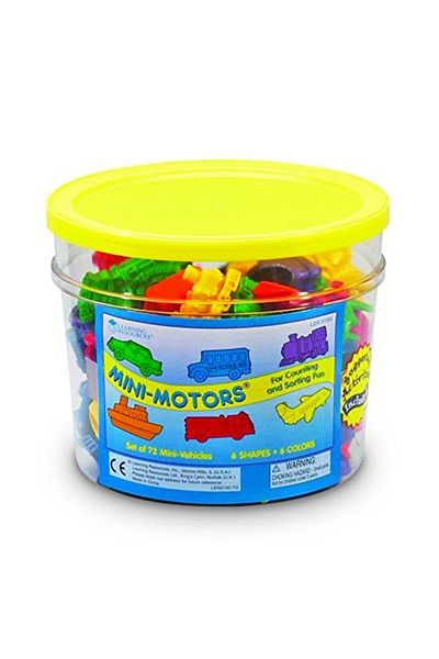 Learning Resources Mini vehicule pentru numarat - set 72 buc