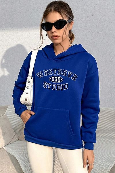 memowear Унисекс суитшърт с щампа на саксофон WRST