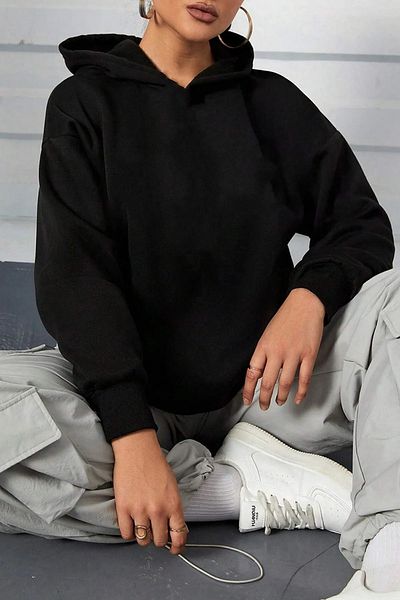 memowear Unisex Fructification εμπριμέ μαύρο φούτερ