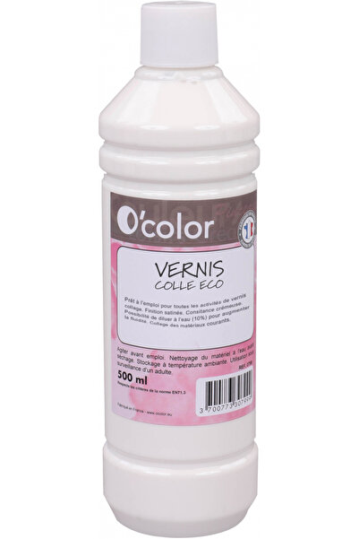 OColor Lipici lac pe baza de apa, pentru hartie si carton, aspect satinat, 50...