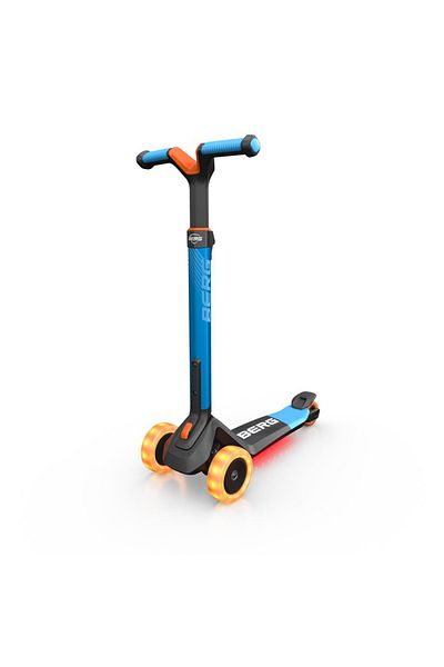 Berg Toys Trotineta BERG Nexo ALBASTRU Pliabila cu Lumini -LED