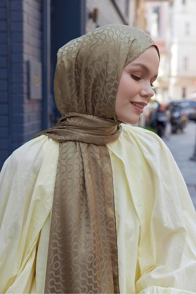 Şalland Çağla Feeling Jacquard Shawl