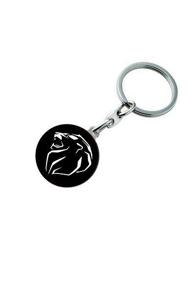GARDENAUTO New Peugeot Logo Metal Automobile Keychain - Drop Printed