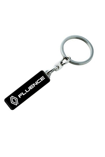 GARDENAUTO سلسلة مفاتيح معدنية للسيارات تحمل شعار فلوانس - دامبا مطبوع