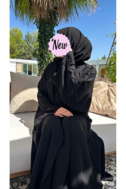 NAKŞİDİL dubai taşlı abaya