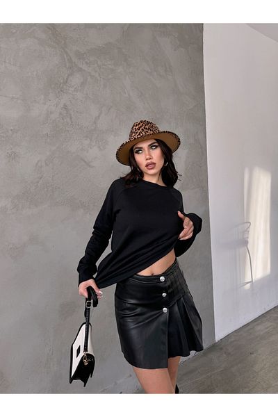 moa socks Hanorac oversize cu gât