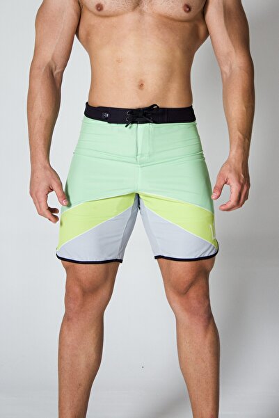 POSE I DOWN Trident Mint Up Npc Short Erkek Fizik Ve Deniz Şortu
