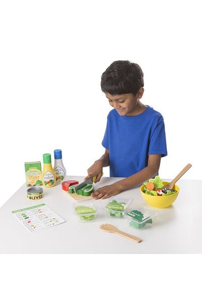 Melissa & Doug Set de joaca din lemn Salate delicioase