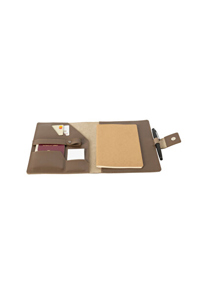 DeriDünyası A5 Leather Travel Set Notepad