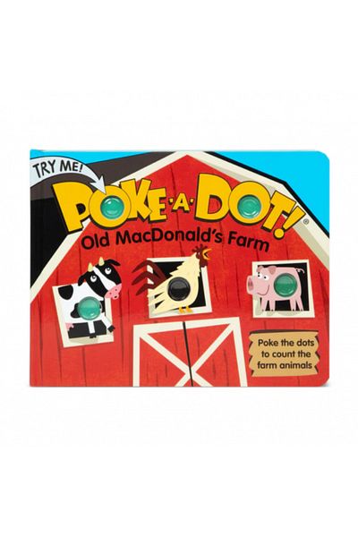 Melissa & Doug Carte-joc in limba engleza Ferma cu butoane