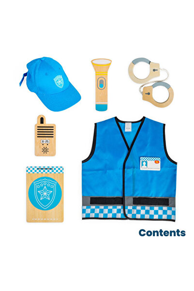 BigJigs Policeman costume and accessories set for children