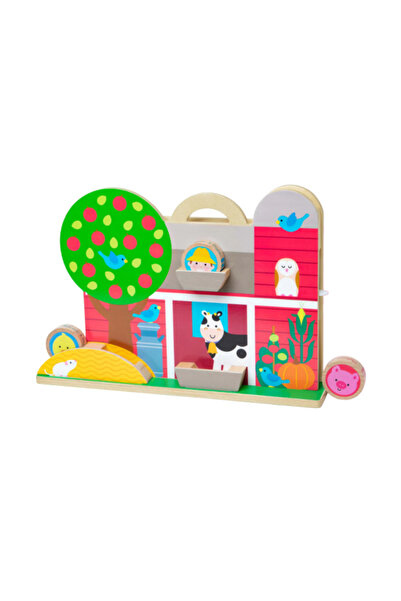 Melissa & Doug Drevená hracia sada Akrobacia na farme Kolekcia GO TOTs