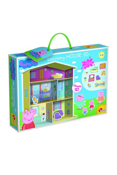Lisciani Casuta 3D - Peppa Pig - Jucarie Educativa de inalta calitate pentru copii