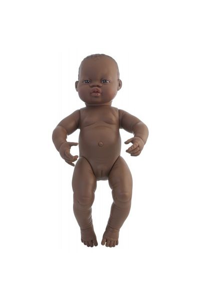 Miniland Bebelus nou nascut african fetita 40 cm