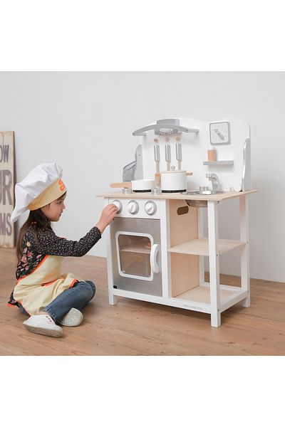New Classic Toys Bucatarie Bon appetit Alb/Argintiu