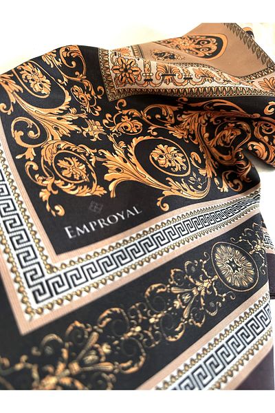 Emproyal نمط أنيق، مقاوم للانزلاق، مقاوم للعرق، سهل التشكيل، شال ملون منسوج