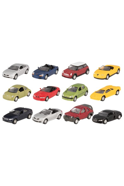 Goki Vehicule die-cast, scara 1-60, L= 7.5 cm, 1 MODEL INCLUS ALEATOR