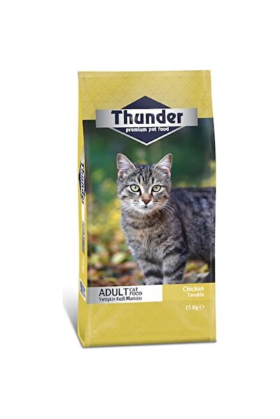 Thunder Yetişkin Tavuklu Kedi Maması 15 Kg 1 Kg