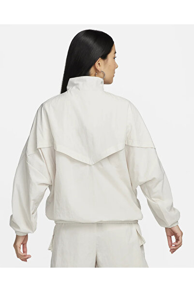 Nike Спортивний одяг Essential Windrunner Woven FullZip Cream Жіноча куртка на блискавці
