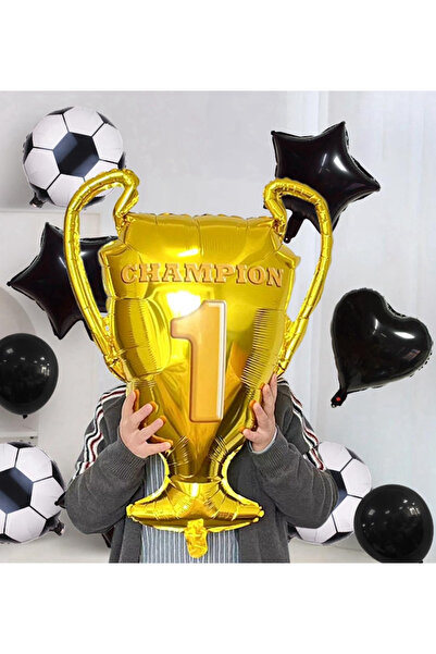 Partifabrik Racing Cars Football Themed Trophy Themed Foil Balloon