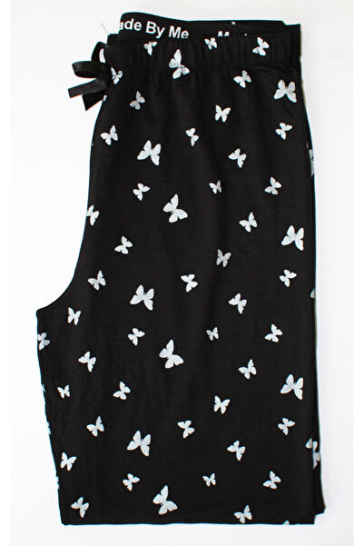 Made By me ȚESĂTURĂ MODAL DE LUX - Pantaloni de pijama pentru femei cu talie înaltă, moderni și estetici