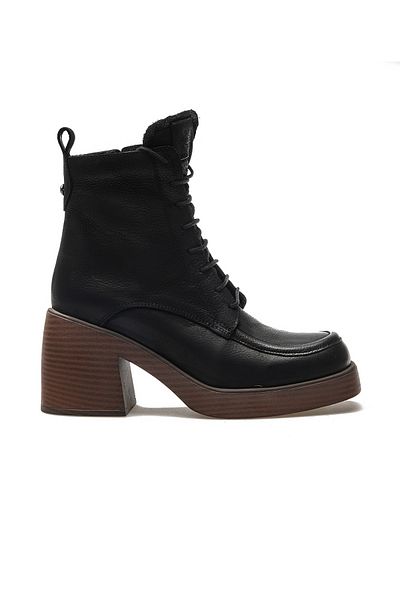 Mammamia Γυναικείο Loafer από γνήσιο δέρμα - Casual Boots (36-40) 24k D24kb-4615 Z Black Nubuck