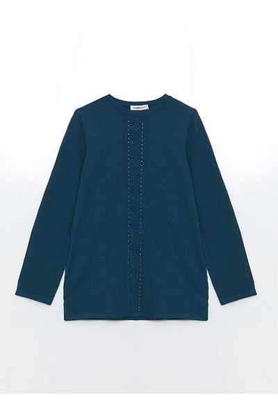 LC Waikiki Pulover de damă LCW Grace cu decolteu cu broderie