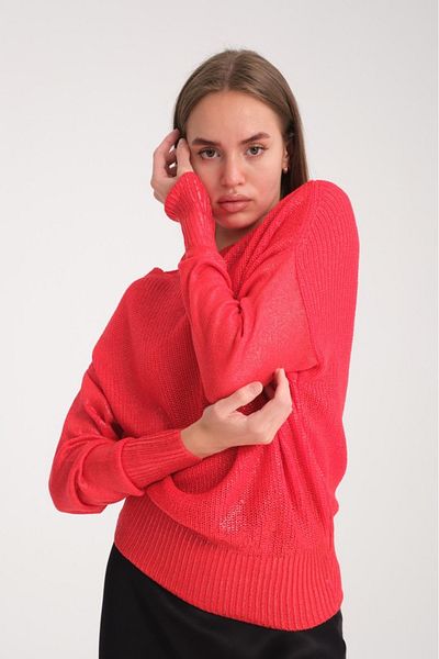 Su Moda Pulover din tricotaje strălucitoare imprimate de Anul Nou - Uzunkol Design elegant
