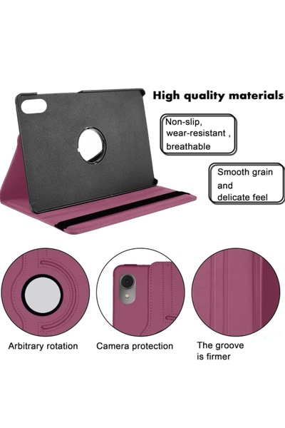 CoverCenter Huawei Matepad 11.5 / Air 11.5 - 360 Rotating Pu Leather Case and Pen Set