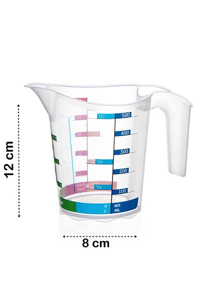 Transformacion كوب قياس احترافي خالي من مادة BPA سعة 500 مل - 720964