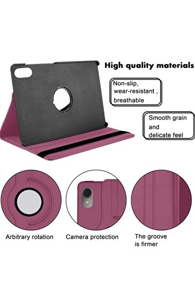 CoverCenter Huawei Matepad 11.5 / Air 11.5 - 360 Rotating Pu Leather Case and Pen Set