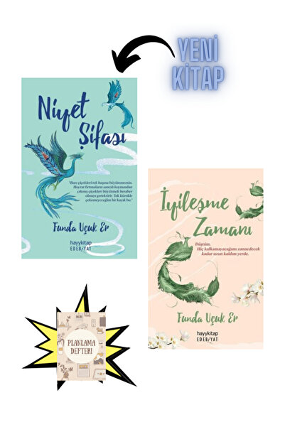 hayykitap Planlama Def. Hediyeli - Niyet Şifası - İyileşme Zamanı - Funda Uçu...