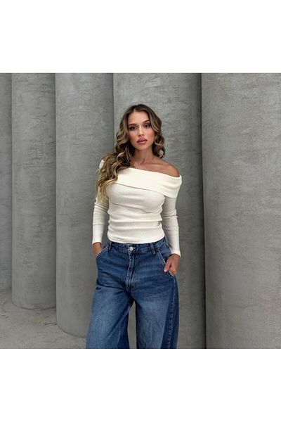 joshua Pulover de damă cu guler Madonna