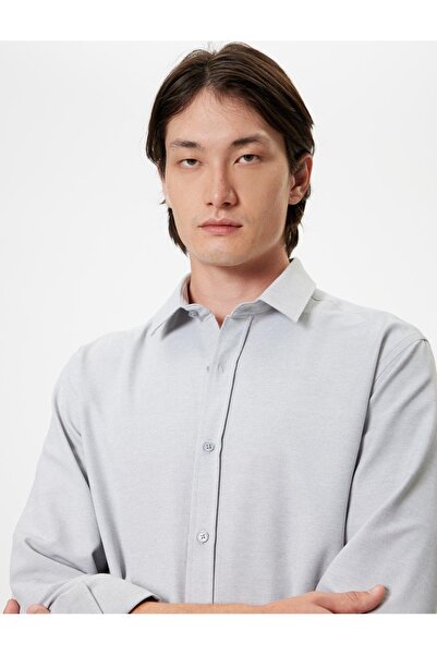 Koton Men's Long Sleeve Shirt