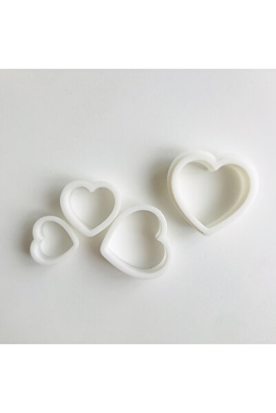 Neşvü Nema Kalpli Kesici 5’li Kurabiye Kalıbı