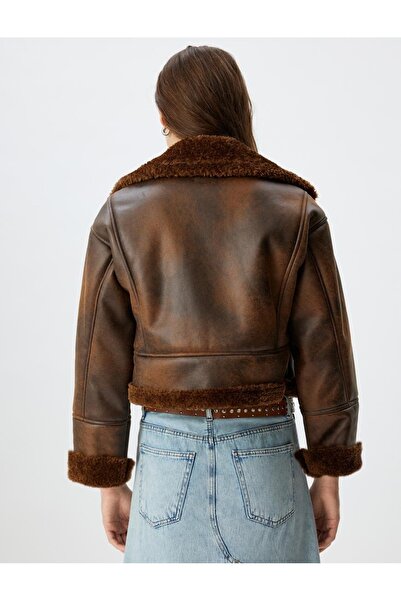 Koton Дамско яке от изкуствена кожа