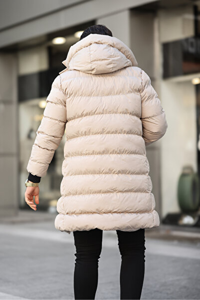 MODAEMAS ΑΝΔΡΙΚΟ ΜΑΚΡΥ ΠΟΥΦΑΝ ΜΕ κουκούλα