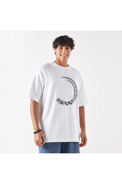 SP Characters Graphic Print Crew Neck T-shirt with Short Sleeves