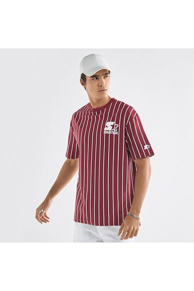 FAV Starter Striped T-shirt with Crew Neck and Short Sleeves