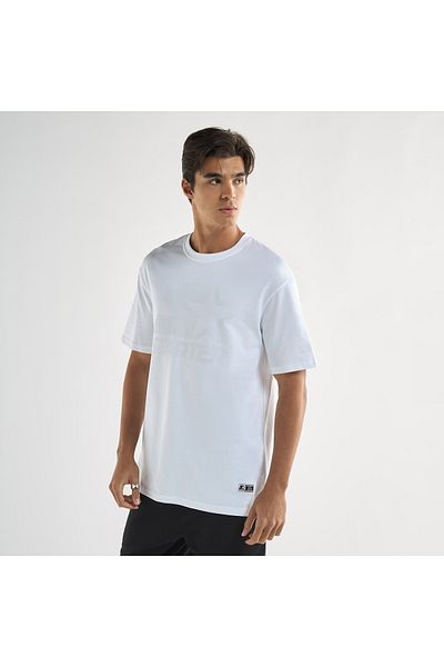 FAV Starter Logo Print Crew Neck T-shirt with Short Sleeves