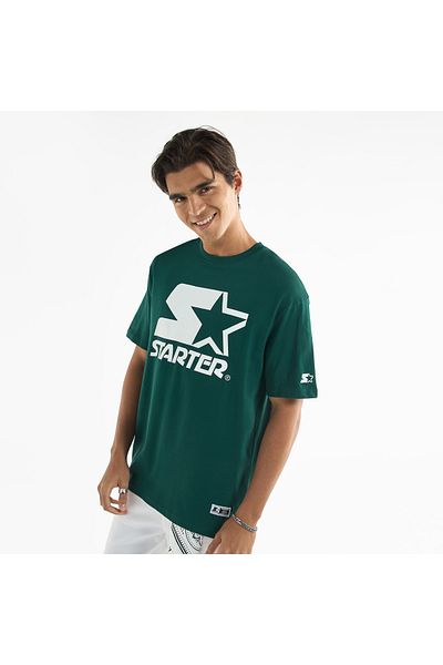 FAV Starter Logo Print Crew Neck T-shirt with Short Sleeves